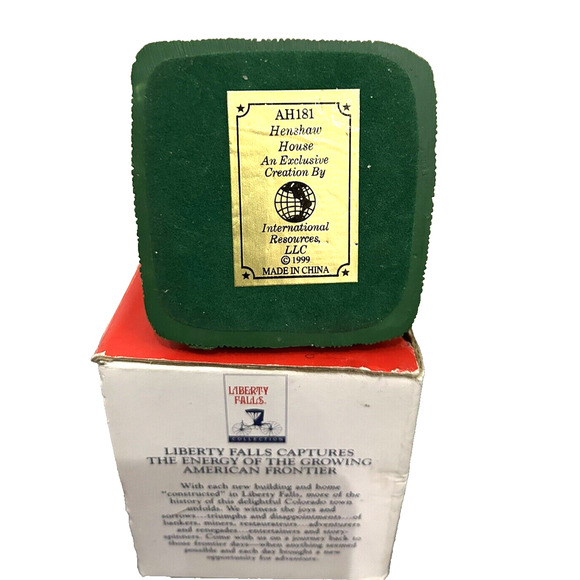The Americana Collection Liberty Falls Henshaw House AH181 with Box Exc Cond - Picture 7 of 7